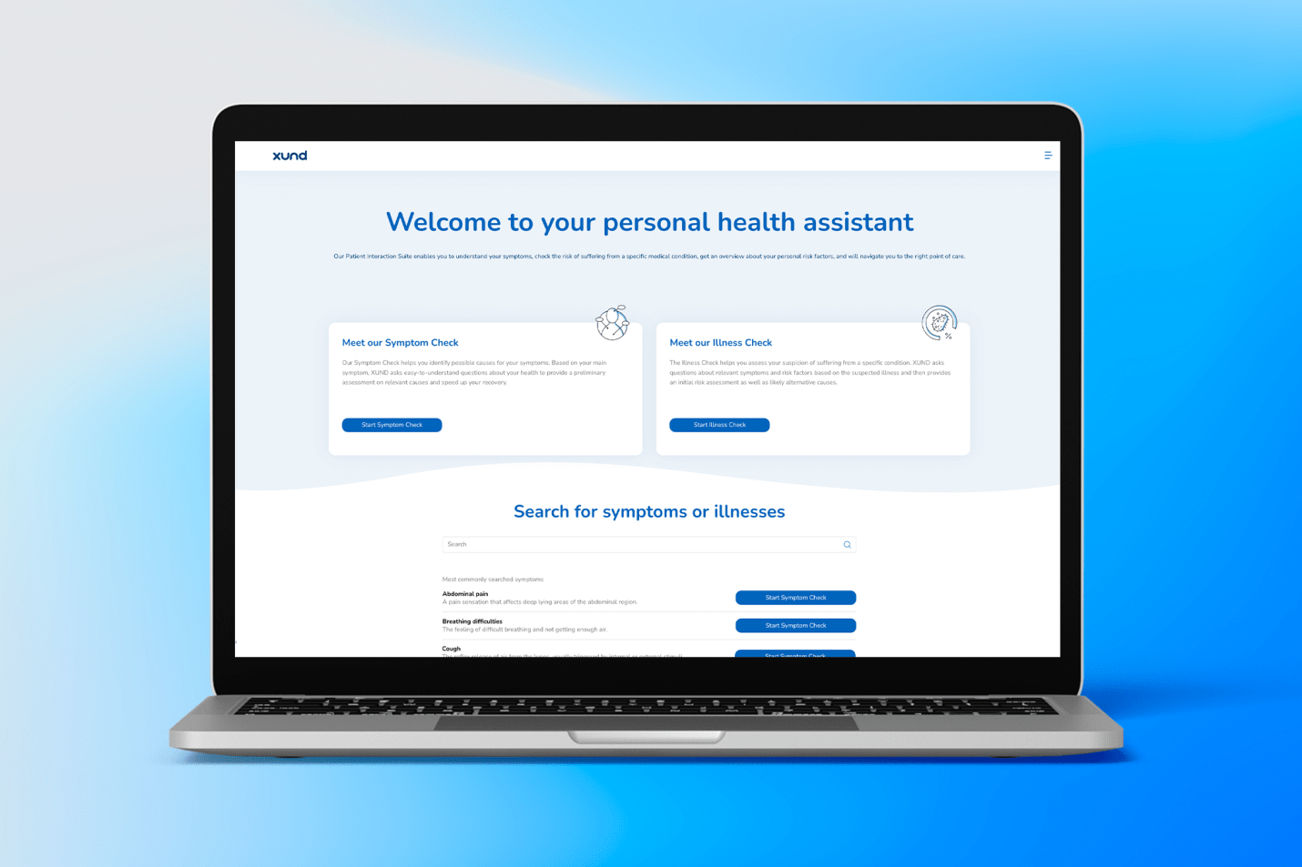 XUND web app XUND web app