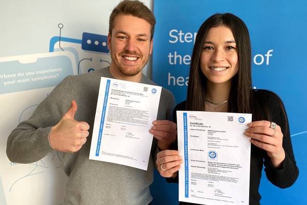 Wiener Healthtech Start-up XUND erhält MDR-Zertifikat der Klasse IIa für softwarebasiertes Medizinprodukt Wiener Healthtech Start-up XUND erhält MDR-Zertifikat der Klasse IIa für softwarebasiertes Medizinprodukt