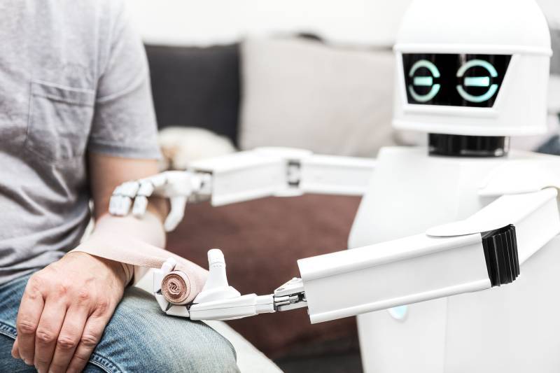 Doctor and machine Doctor and machine