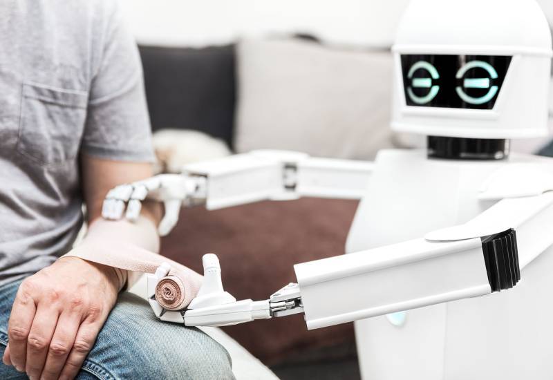 Doctor and machine Doctor and machine